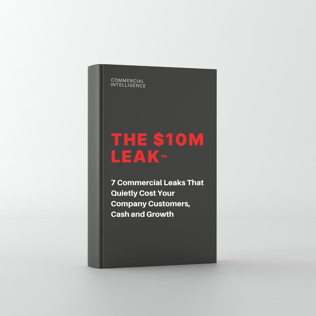 The $10M Leak — Commercial Intelligence founder playbook